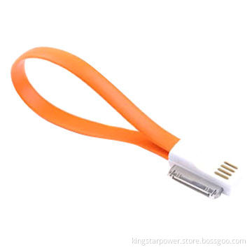 Bracelet Cable for iPhone 3, 3G, 4, 4S, iPad 2, 3, iPod Touch 3rd, 4th, Nano 5, 30 Pins, Magnetic